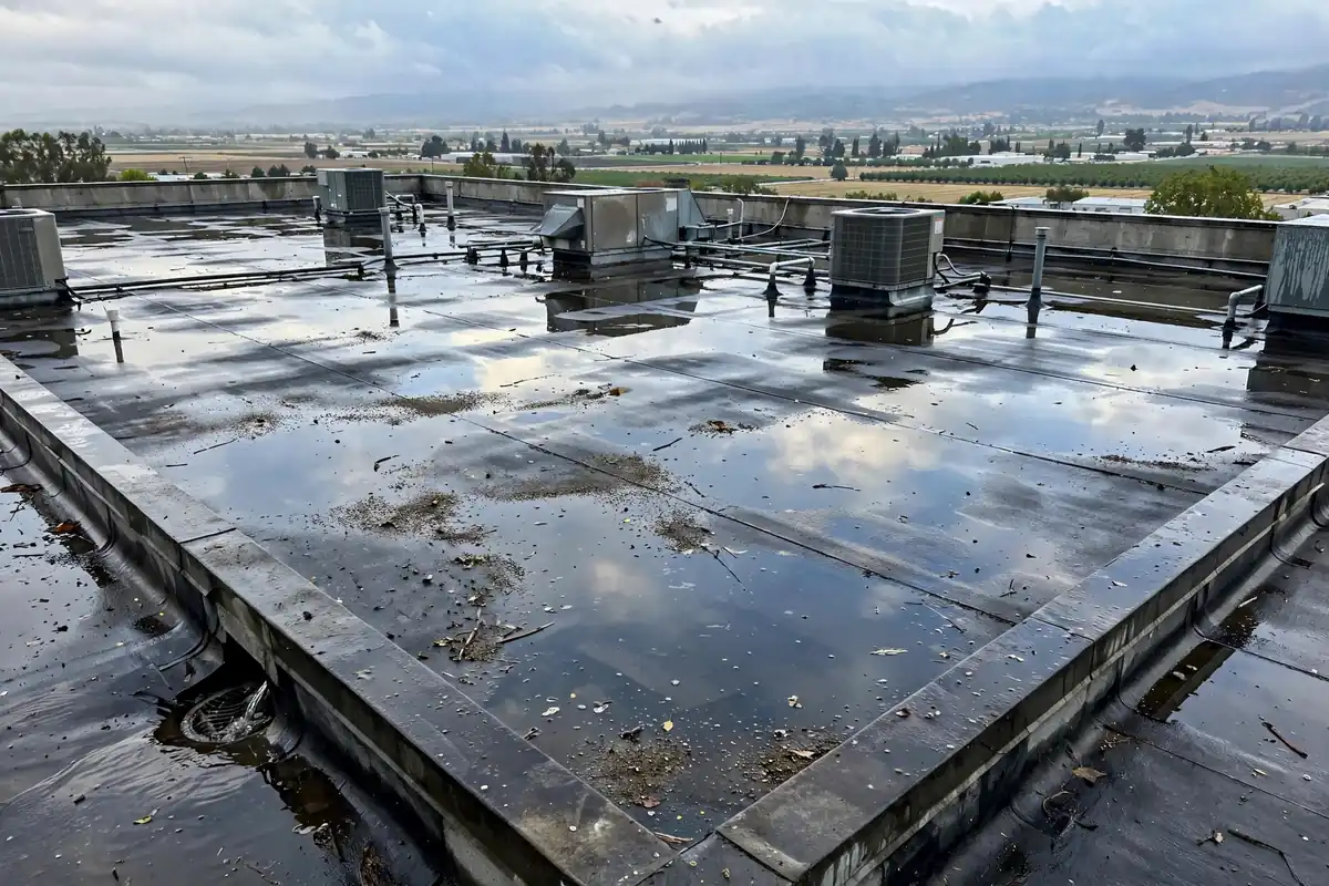 Guía de Inspección de Techos Planos: Lo que Necesitan los Techos de Poca Pendiente — Los Banos, CA