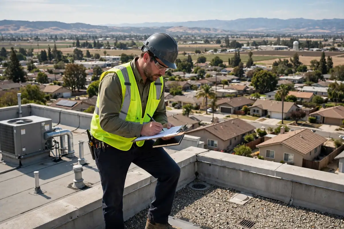 Guías de inspección de techos — Los Banos, CA