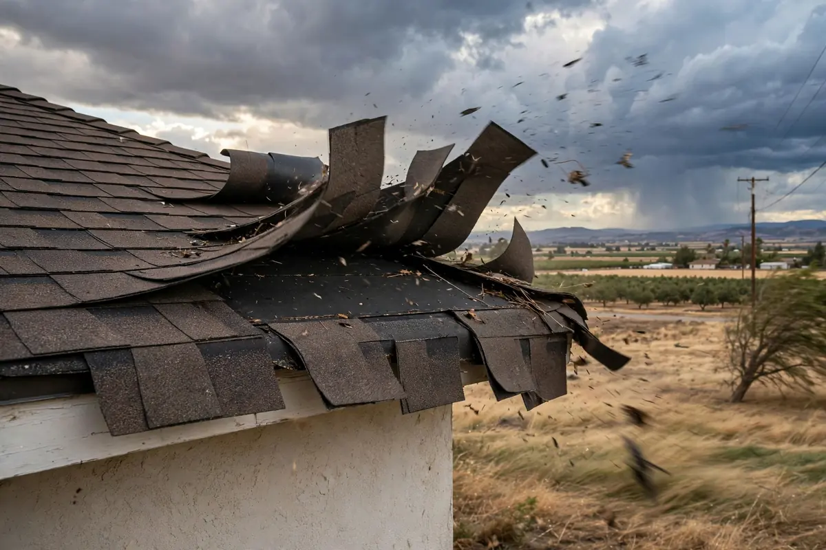 Inspección de Daños por Tormenta: 9 Señales de Que su Techo Sufrió Daño — Los Banos, CA