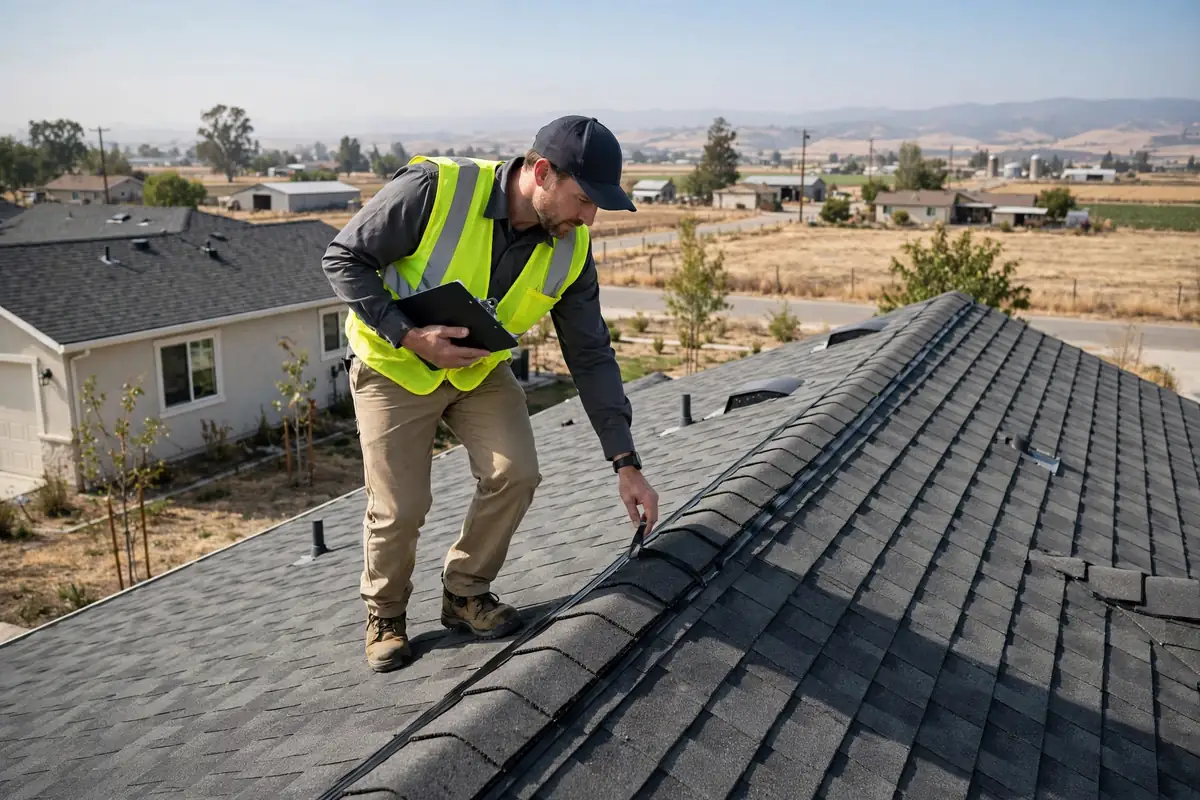 Inspección Anual de Mantenimiento del Techo en Mercey Springs Road, Los Banos CA — inspección de techos