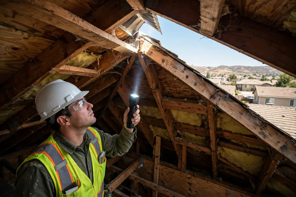 Inspección del Ático y la Ventilación en North Los Banos, Los Banos CA — inspección de techos