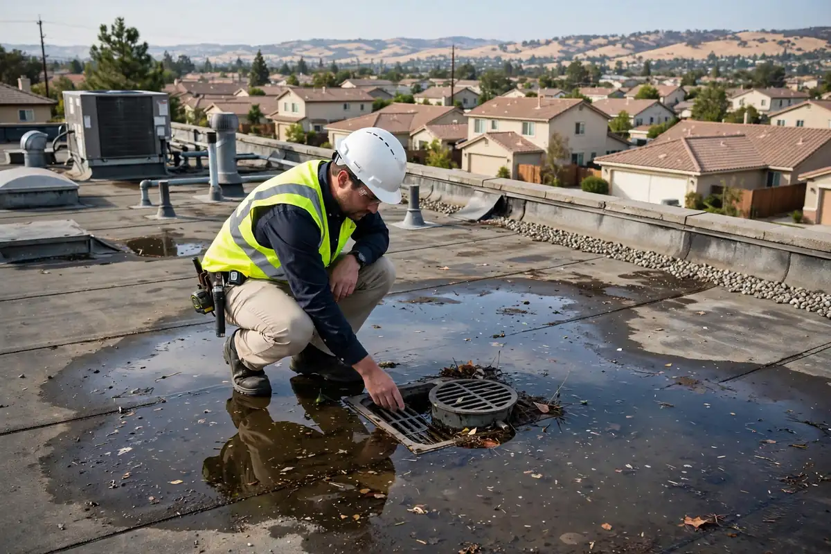 Inspección de Techo Plano en North Los Banos, Los Banos CA — inspección de techos