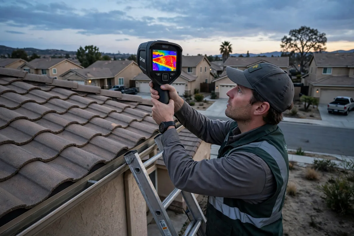 Inspección de Humedad con Infrarrojos en North Los Banos, Los Banos CA — inspección de techos