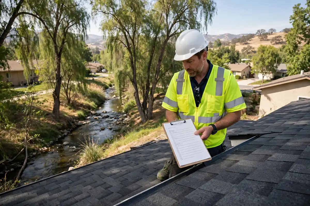 Inspección de Instalación de Techo Nuevo en Los Banos Creek, Los Banos CA — inspección de techos