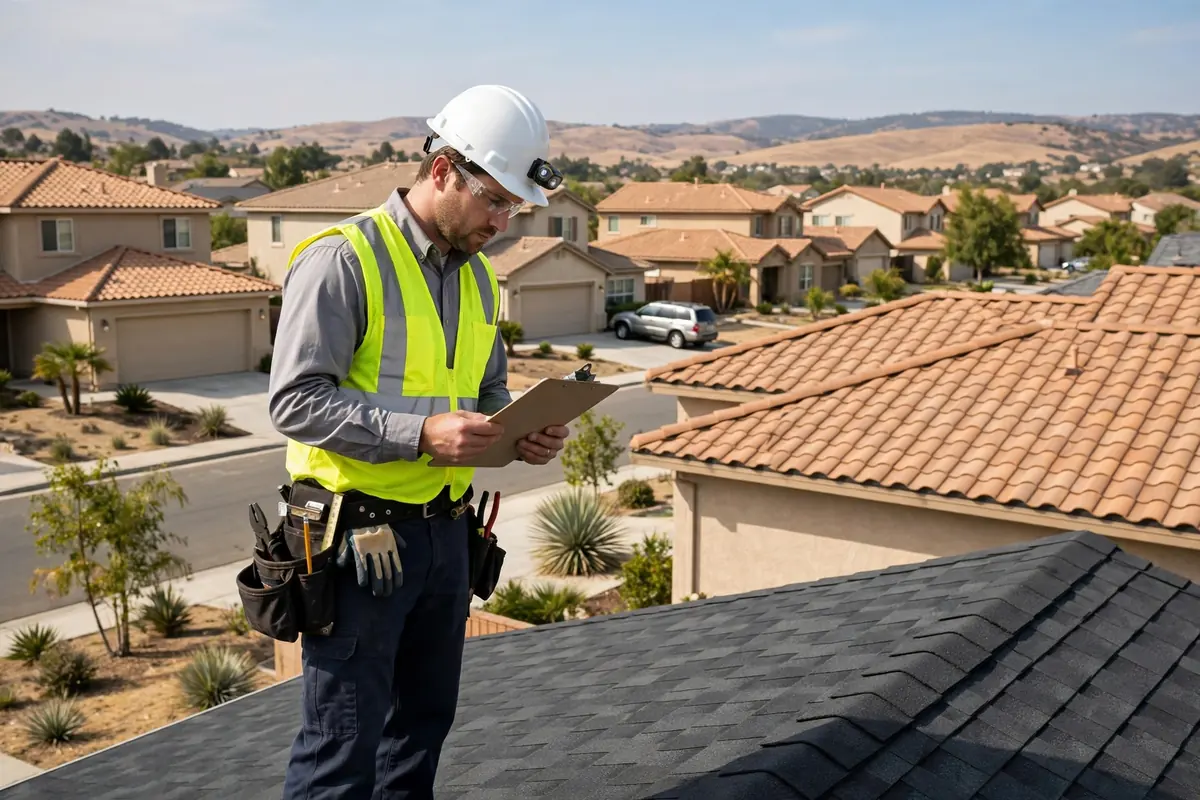 Inspección de Instalación de Techo Nuevo en North Los Banos, Los Banos CA — inspección de techos