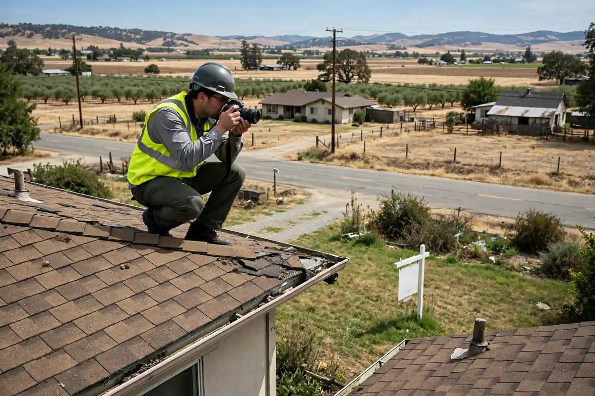 Inspección del Techo Antes de Comprar en Mercey Springs Road, Los Banos CA — inspección de techos