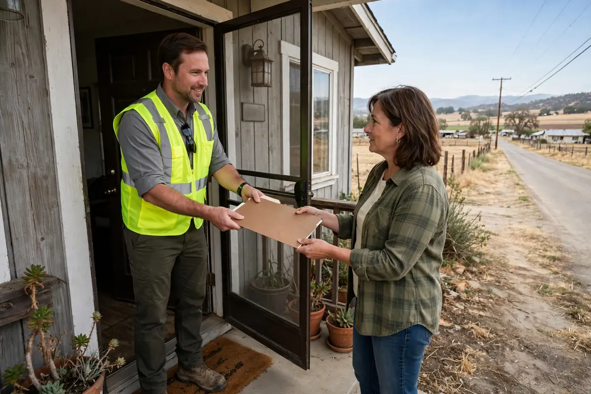 Inspección de Certificación del Techo en Mercey Springs Road, Los Banos CA — inspección de techos