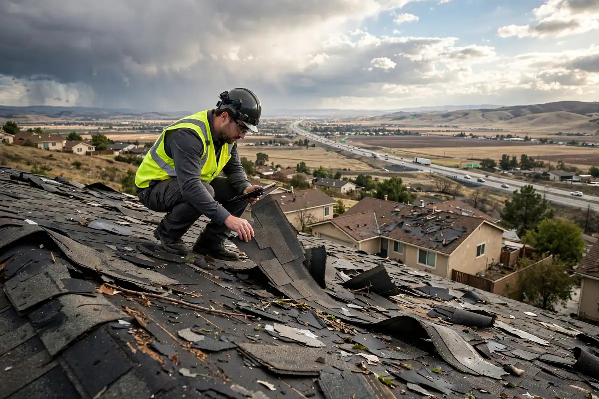 Inspección de Daños por Tormenta en Santa Nella, Los Banos CA — inspección de techos