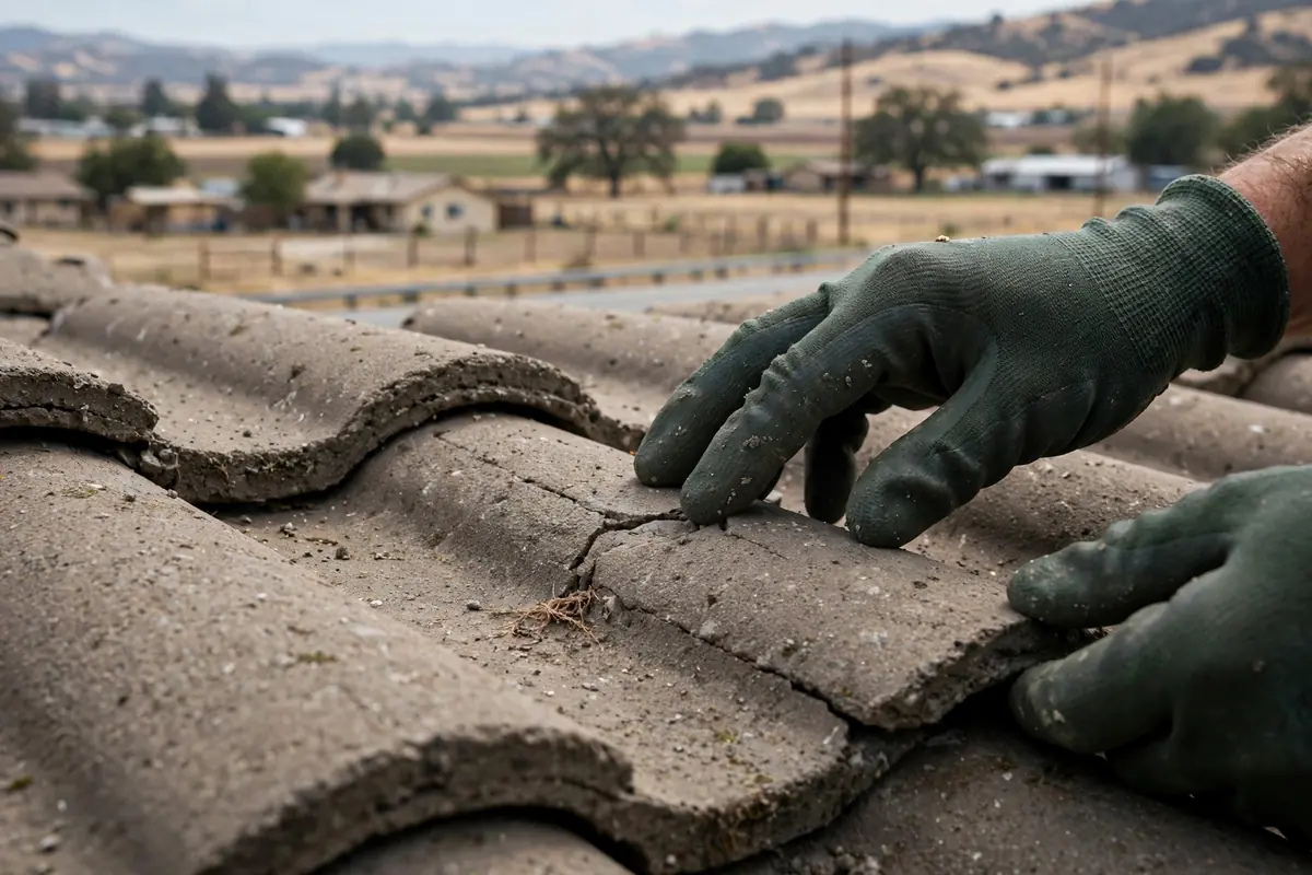 Inspección de Techo de Tejas en Fairmead, Los Banos CA — inspección de techos