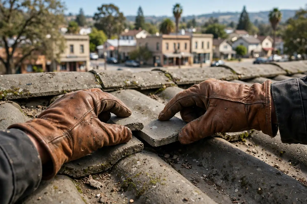Inspección de Techo de Tejas en Gustine, Los Banos CA — inspección de techos