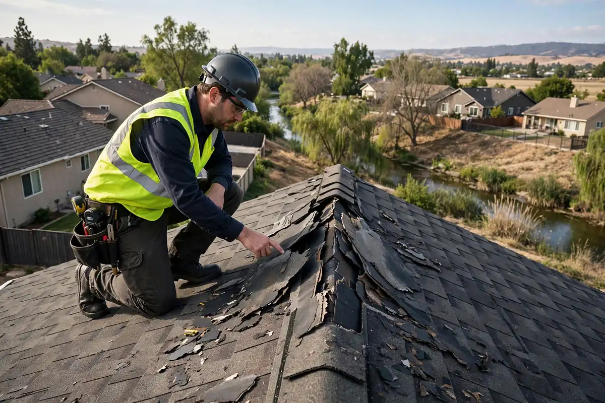 Inspección de Daños por Viento en Los Banos Creek, Los Banos CA — inspección de techos