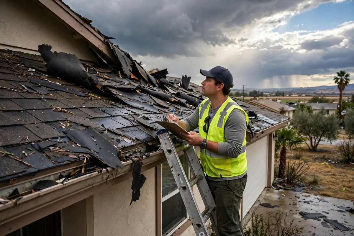 Inspección de Daños por Tormenta en Los Banos, CA — inspección de techos