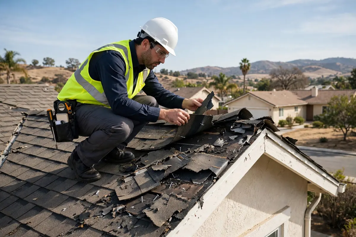 Inspección de Daños por Viento en Los Banos, CA — inspección de techos